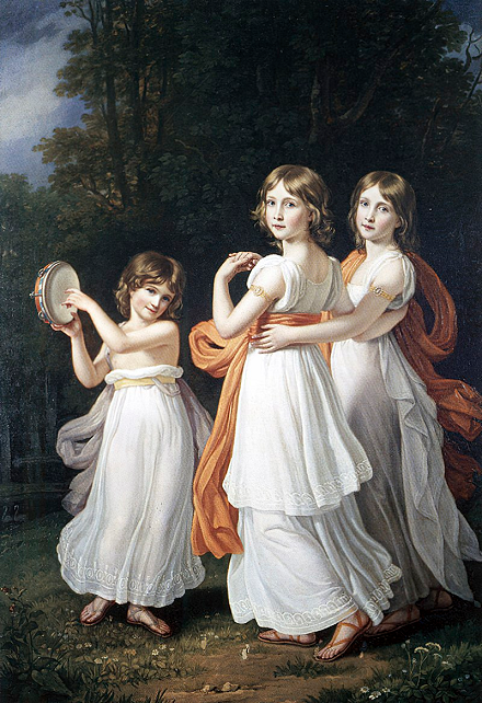 Filles cadettes de Maximilien Ier Joseph de Bavière – Ludovica - Sophie - Marie -par Stieler - 1815